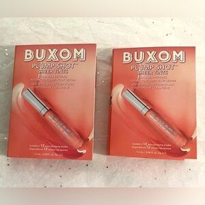 SOLDBuxom Plump Shot Sheer Tints Collagen Peptides Lip Plumbing Serum SOFT BLUSH